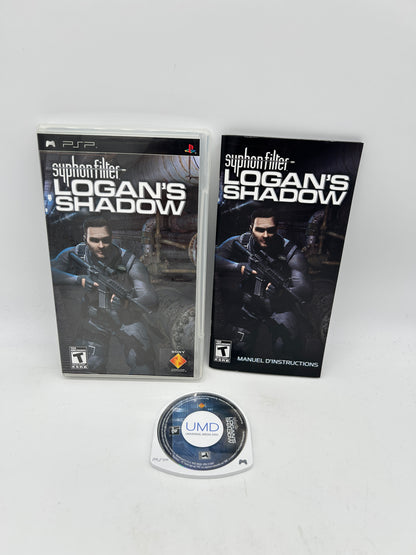 PiXEL-RETRO.COM : SONY PLAYSTATION PORTABLE (PSP) COMPLET CIB BOX MANUAL GAME NTSC SYPHON FILTER LOGAN'S SHADOW