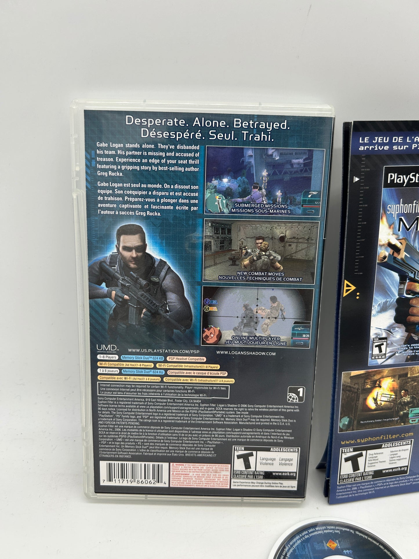 SONY PLAYSTATiON PORTABLE [PSP] | SYPHON FILTER LOGANS SHADOW