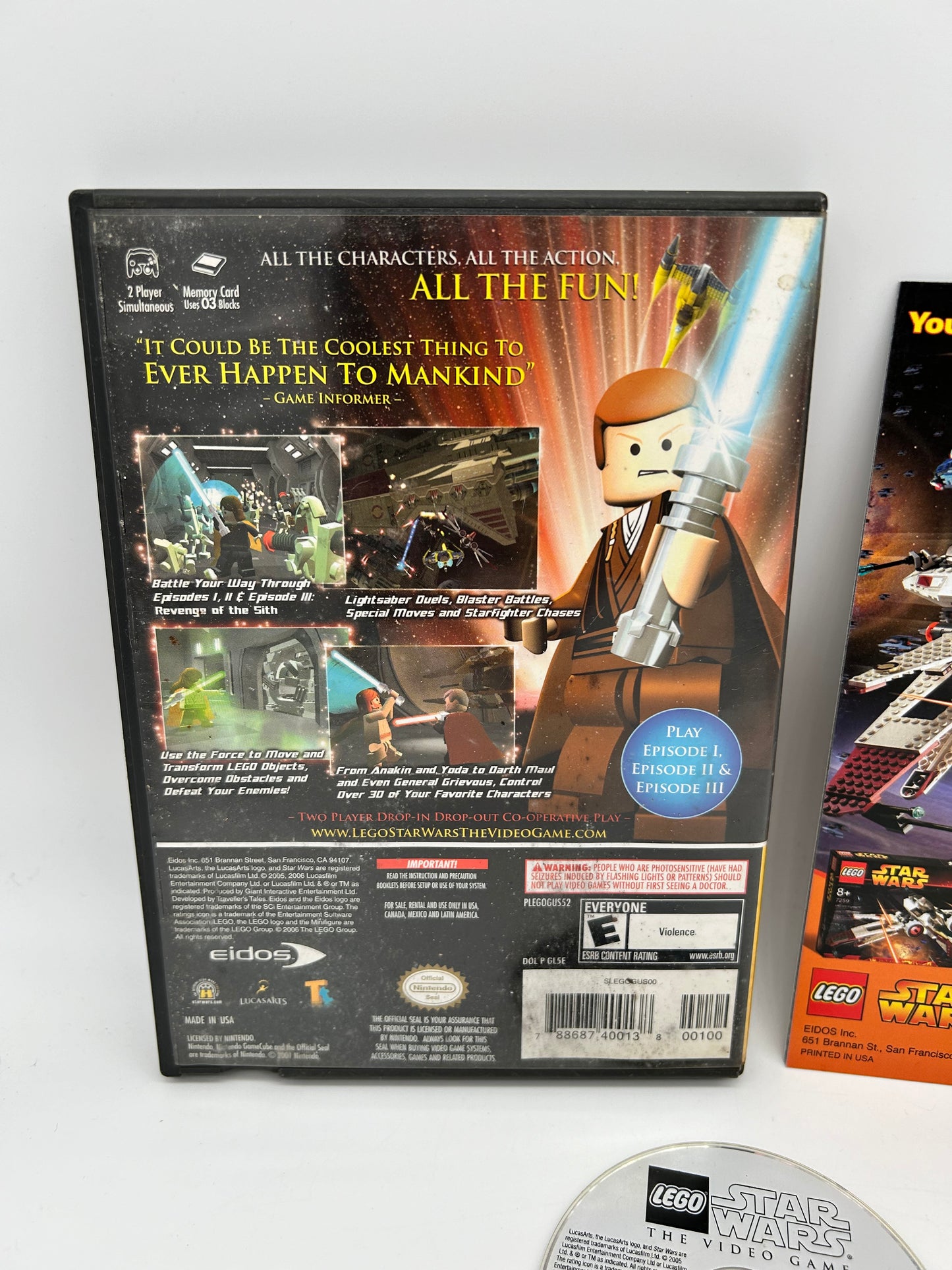 NiNTENDO GAMECUBE [NGC] | LEGO STAR WARS THE VIDEO GAME | PLAYERS CHOiCE