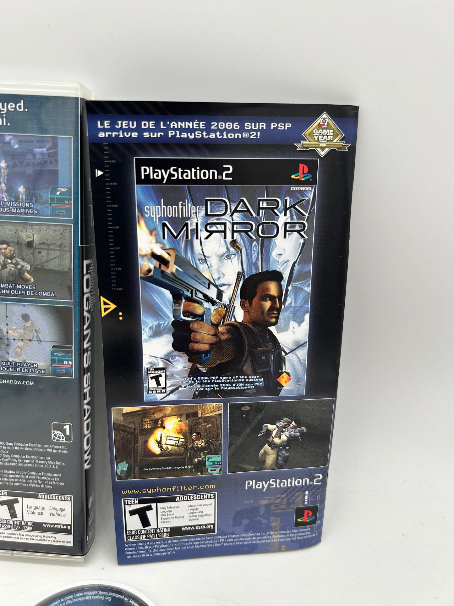 SONY PLAYSTATiON PORTABLE [PSP] | SYPHON FILTER LOGANS SHADOW