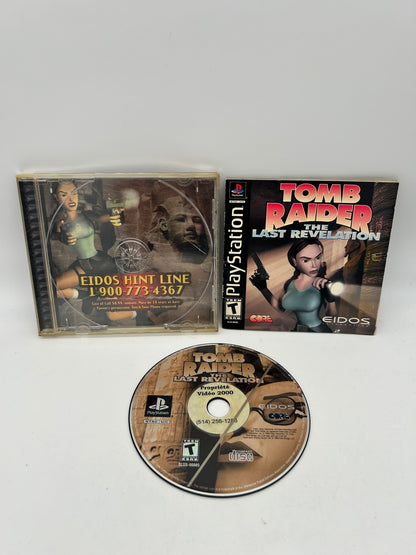 PiXEL-RETRO.COM : SONY PLAYSTATION (PS1) COMPLETE CIB BOX MANUAL GAME NTSC TOMB RAIDER THE LAST REVELATION