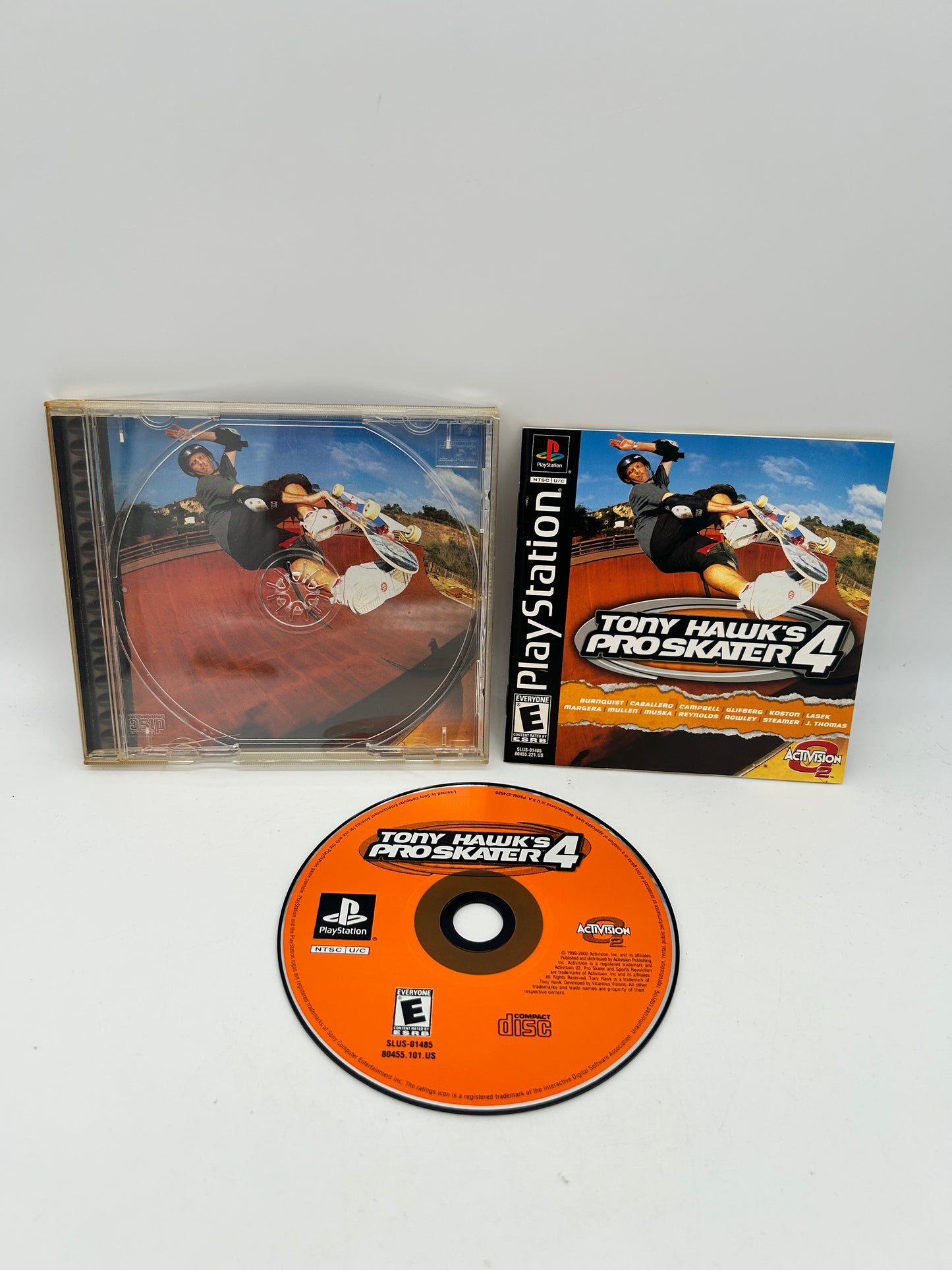PiXEL-RETRO.COM : SONY PLAYSTATION (PS1) COMPLETE CIB BOX MANUAL GAME NTSC TONY HAWK'S PRO SKATER 4