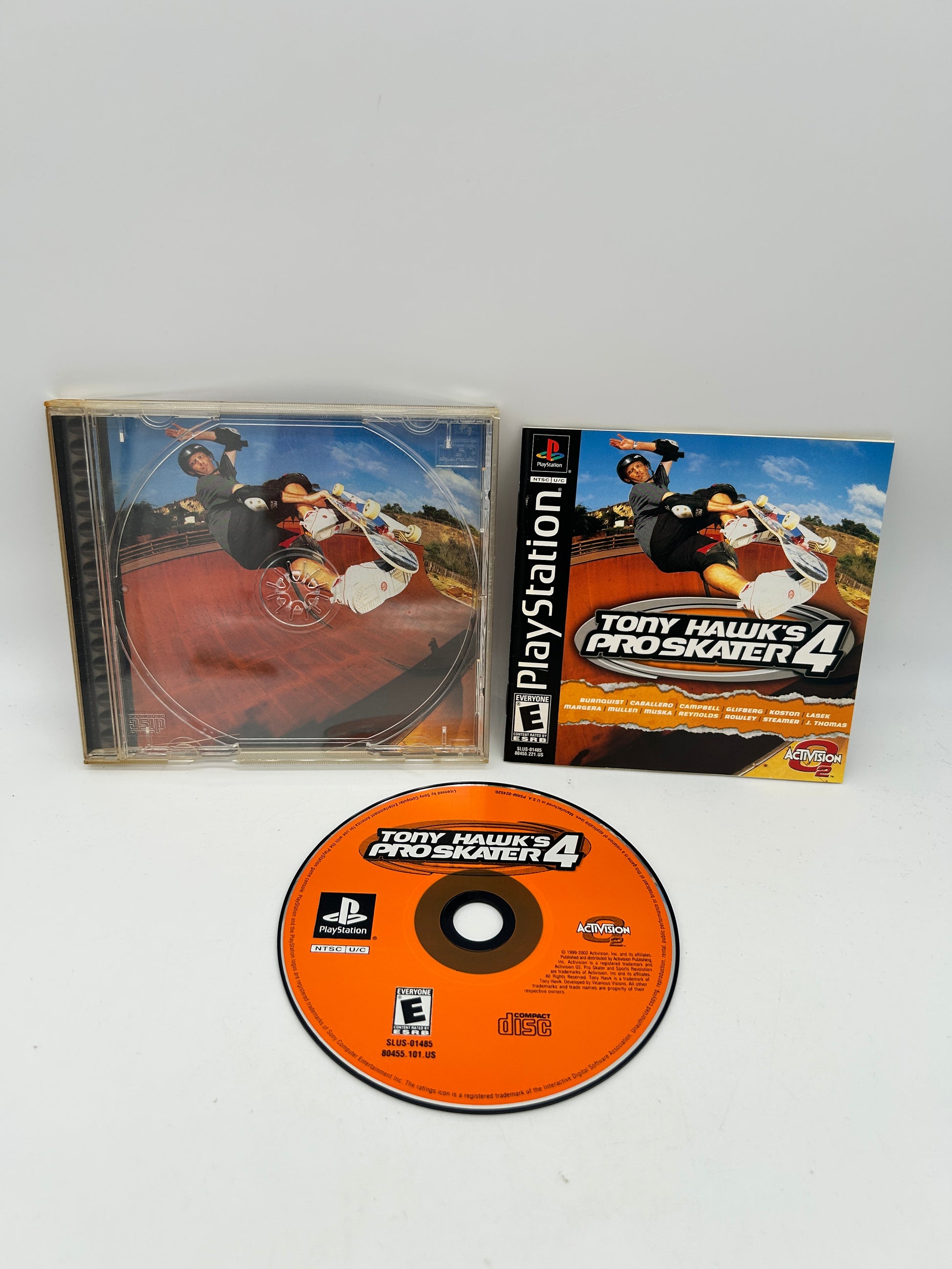 PiXEL-RETRO.COM : SONY PLAYSTATION (PS1) COMPLETE CIB BOX MANUAL GAME NTSC TONY HAWK'S PRO SKATER 4