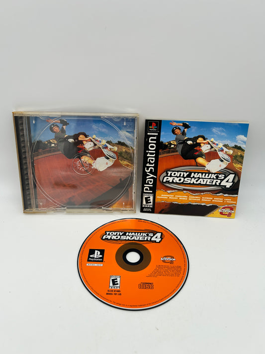 PiXEL-RETRO.COM : SONY PLAYSTATION (PS1) COMPLETE CIB BOX MANUAL GAME NTSC TONY HAWK'S PRO SKATER 4
