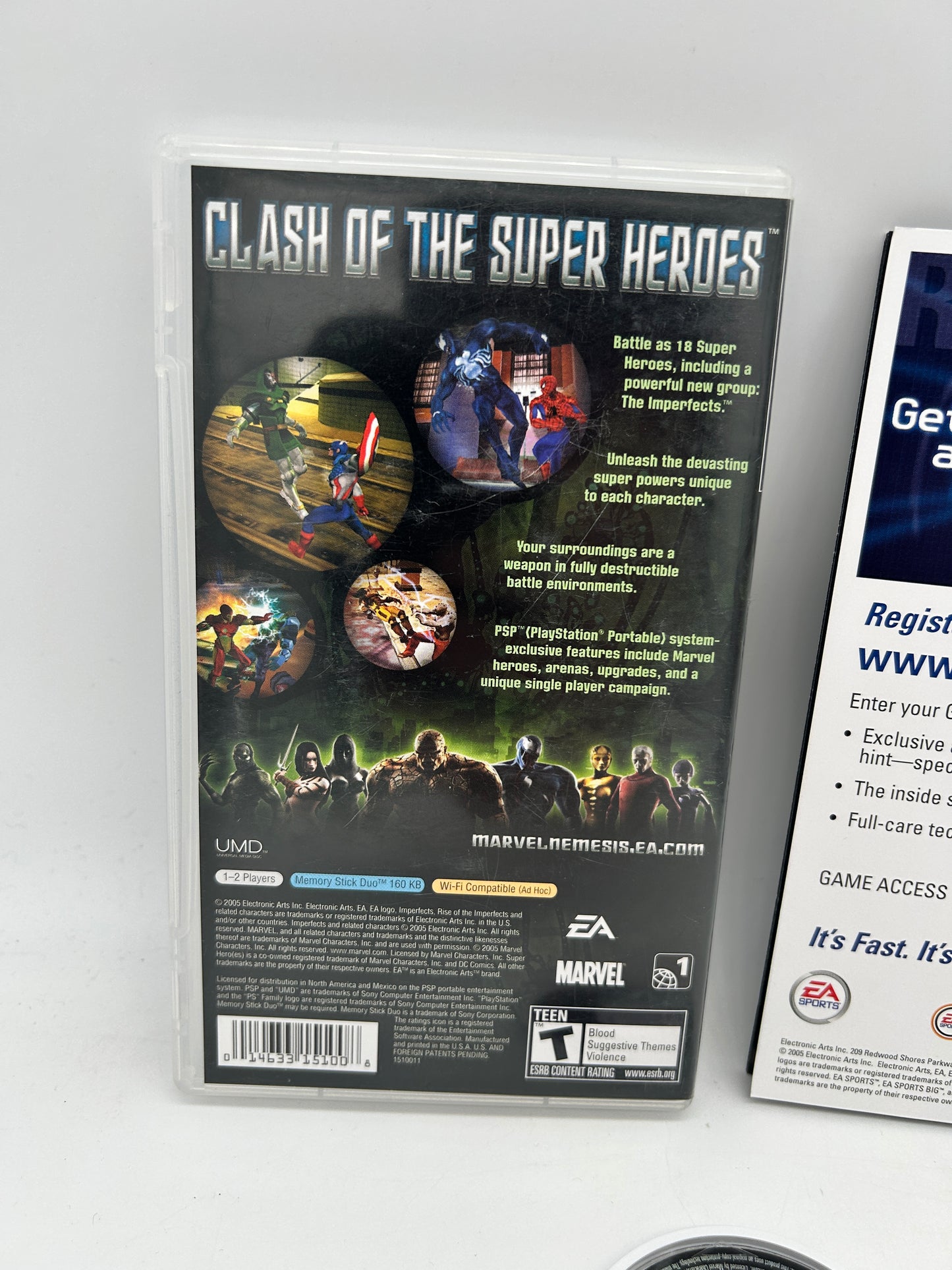 SONY PLAYSTATiON PORTABLE [PSP] | MARVEL NEMESiS RiSE OF THE iMPERFECTS