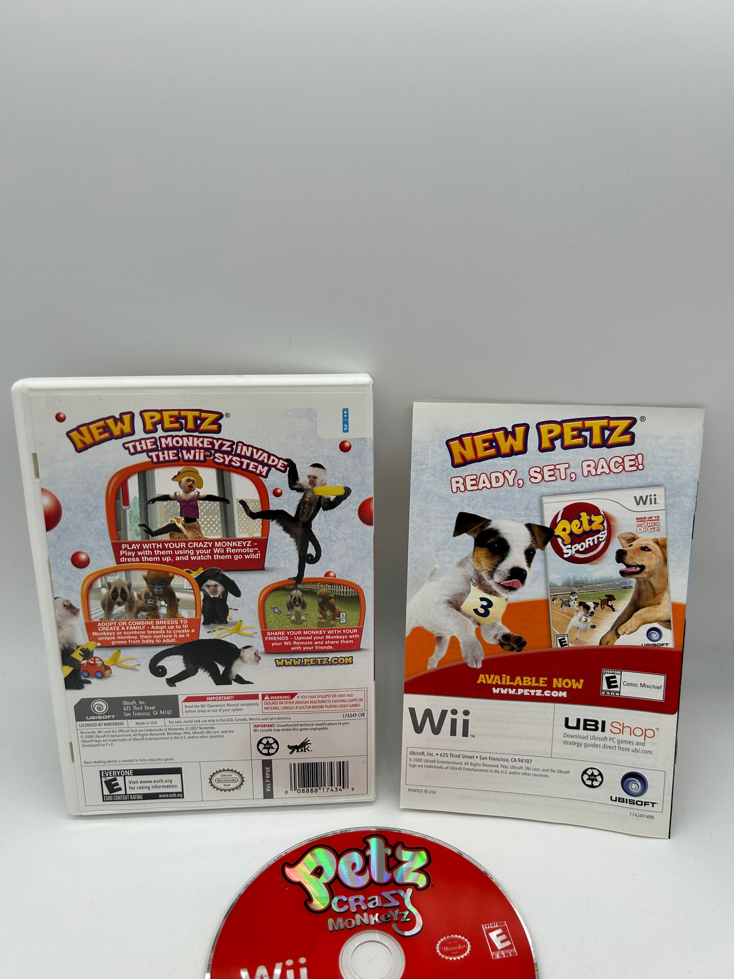 NiNTENDO Wii | PETZ CRAZY MONKEYZ