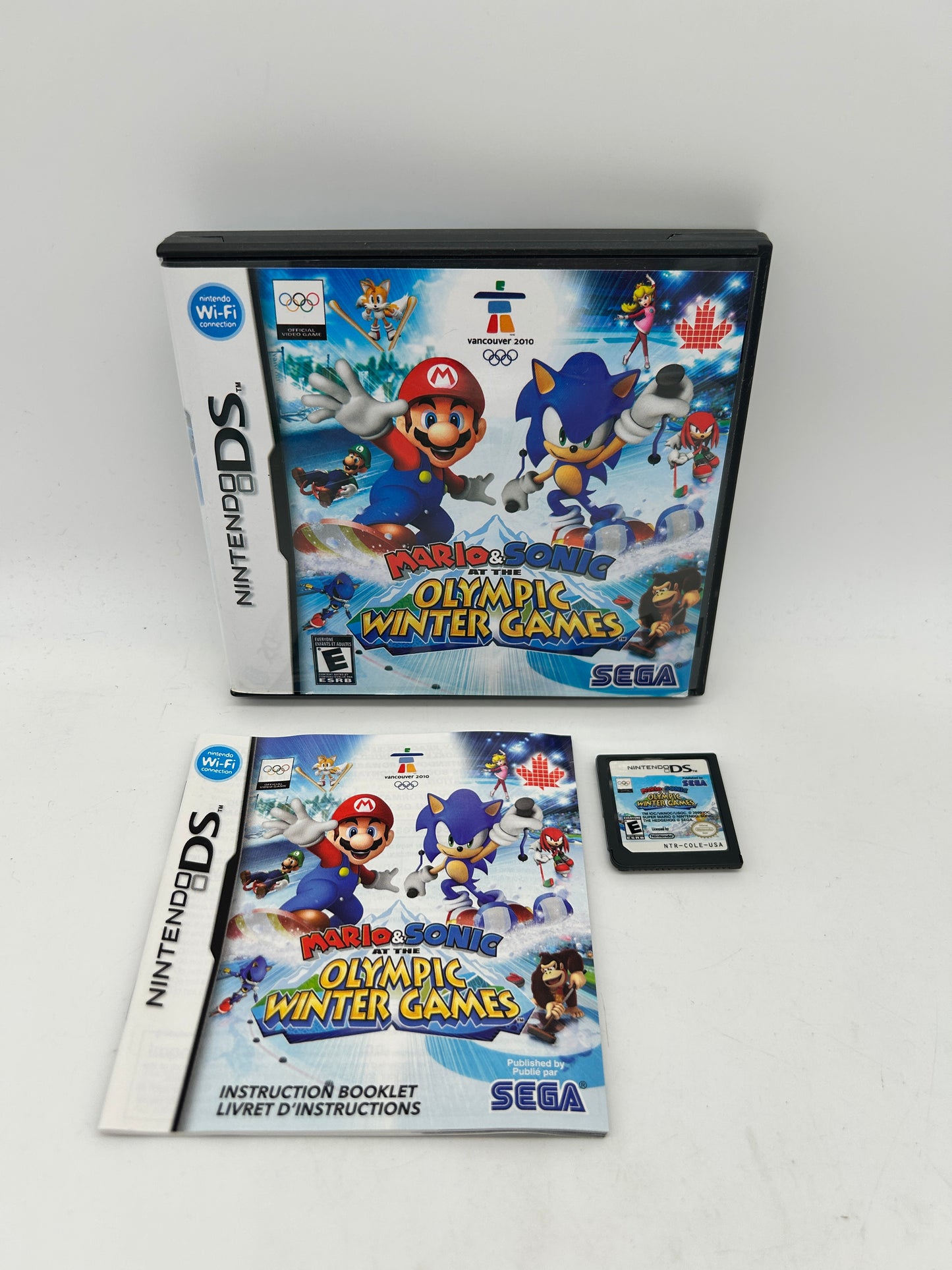 PiXEL-RETRO.COM : NINTENDO DS GAME NTSC MARIO & SONIC AT THE OLYMPICS WINTER GAMES VANCOUVER 2010
