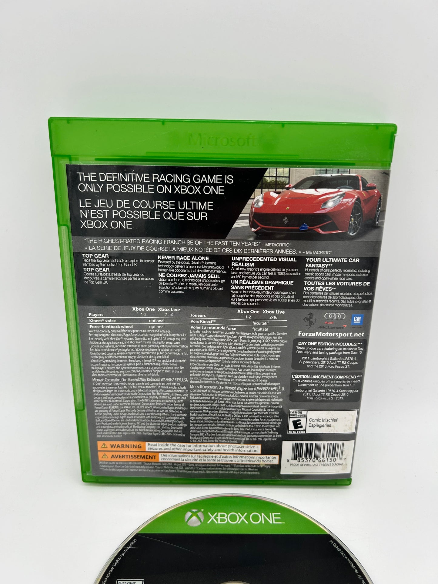 Microsoft XBOX ONE | FORZA MOTORSPORT 5 | DAY ONE EDiTiON