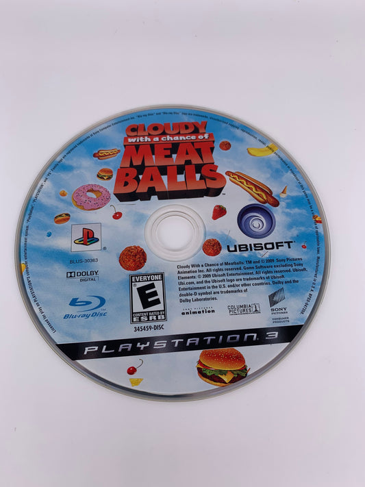 PiXEL-RETRO.COM : SONY PLAYSTATION 3 (PS3) COMPLET CIB BOX MANUAL GAME NTSC CLOUDY WITH A CHANCE OF MEATBALLS
