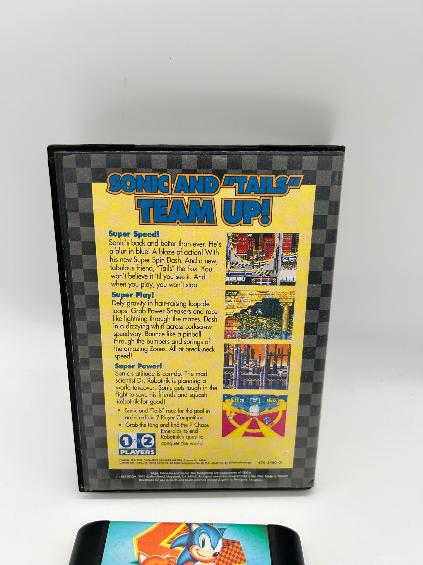 SEGA GENESiS | SONiC THE HEDGEHOG 2 | NOT FOR RESALE