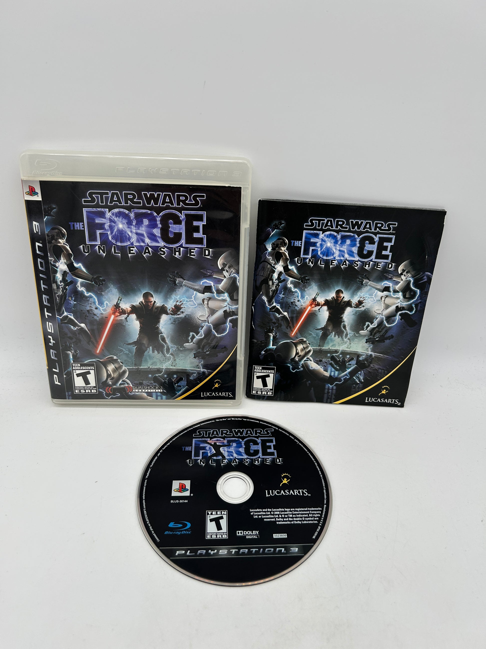 PiXEL-RETRO.COM : SONY PLAYSTATION 3 (PS3) COMPLET CIB BOX MANUAL GAME NTSC STAR WARS THE FORCE UNLEASHED