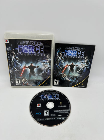 PiXEL-RETRO.COM : SONY PLAYSTATION 3 (PS3) COMPLET CIB BOX MANUAL GAME NTSC STAR WARS THE FORCE UNLEASHED