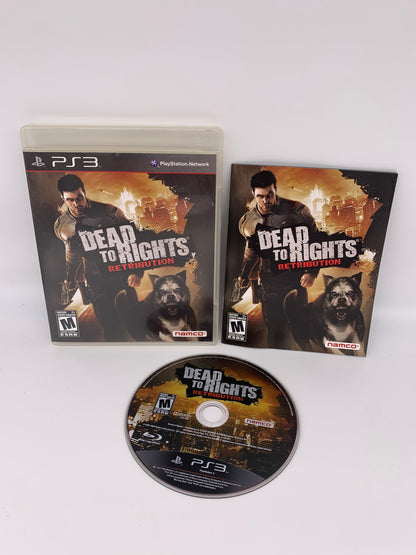 PiXEL-RETRO.COM : SONY PLAYSTATION 3 (PS3) COMPLET CIB BOX MANUAL GAME NTSC DEAD TO RIGHTS RETRIBUTION