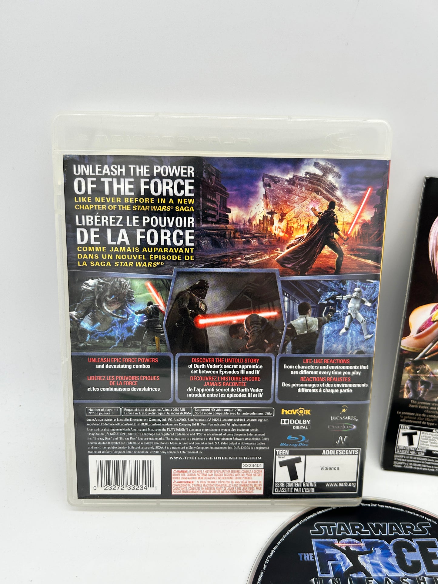 SONY PLAYSTATiON 3 [PS3] | STAR WARS THE FORCE UNLEASHED