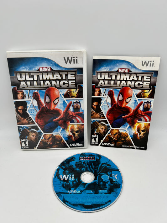 PiXEL-RETRO.COM : NINTENDO WII COMPLET CIB BOX MANUAL GAME NTSC MARVEL ULTIMATE ALLIANCE