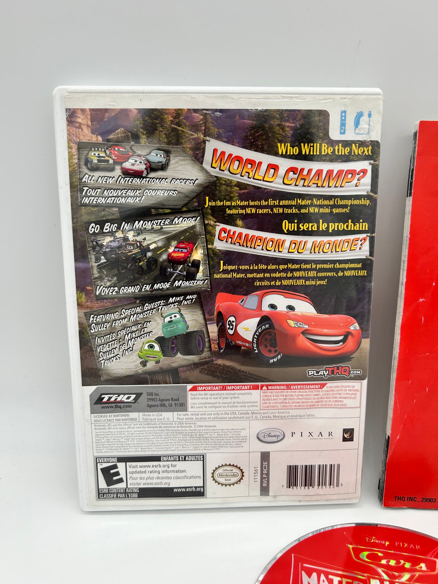 NiNTENDO Wii | CARS MATER-NATiONAL CHAMPiONAHiP