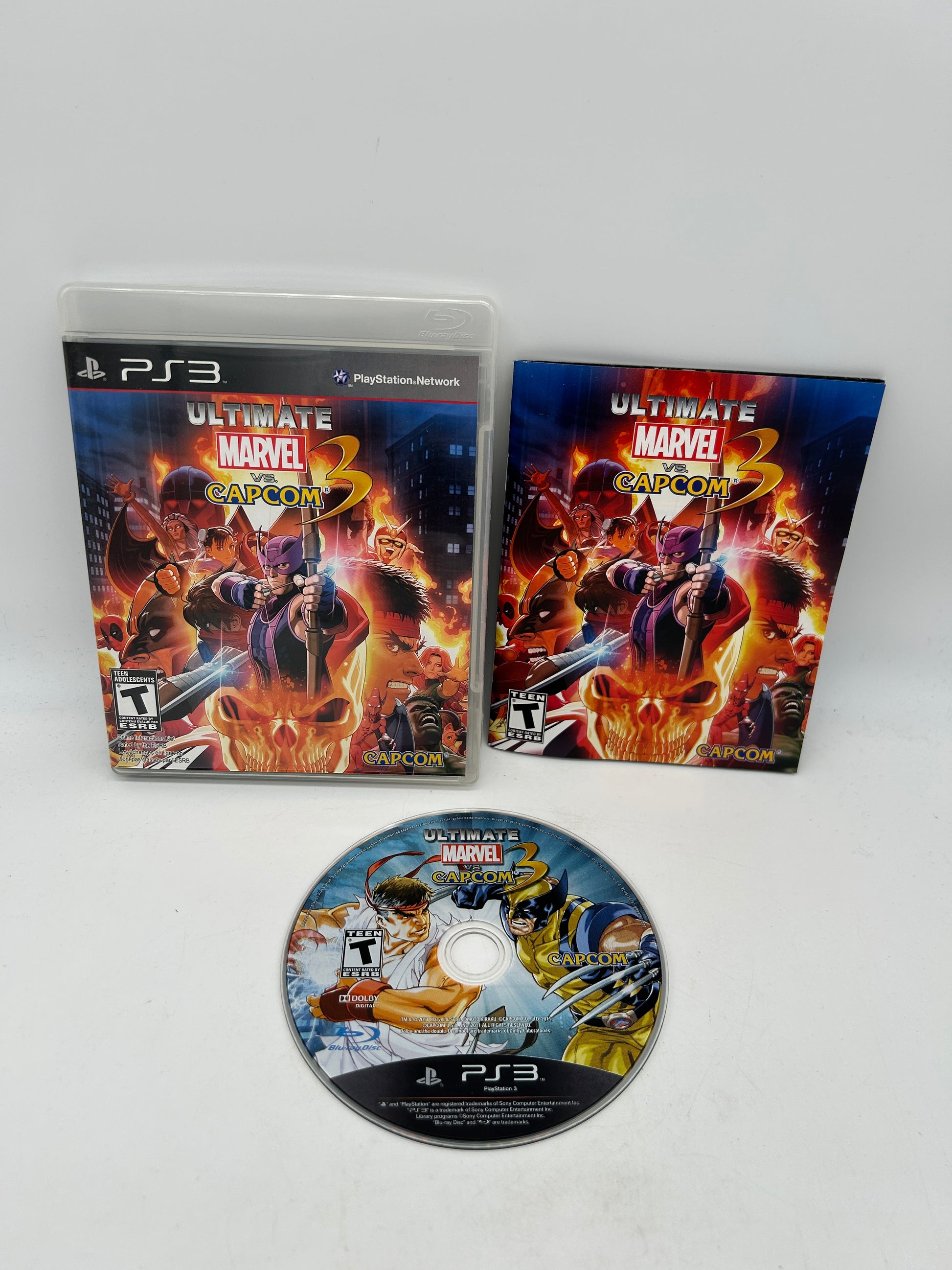 PiXEL-RETRO.COM : SONY PLAYSTATION 3 (PS3) COMPLET CIB BOX MANUAL GAME NTSC ULTIMATE MARVEL VS CAPCOM 3