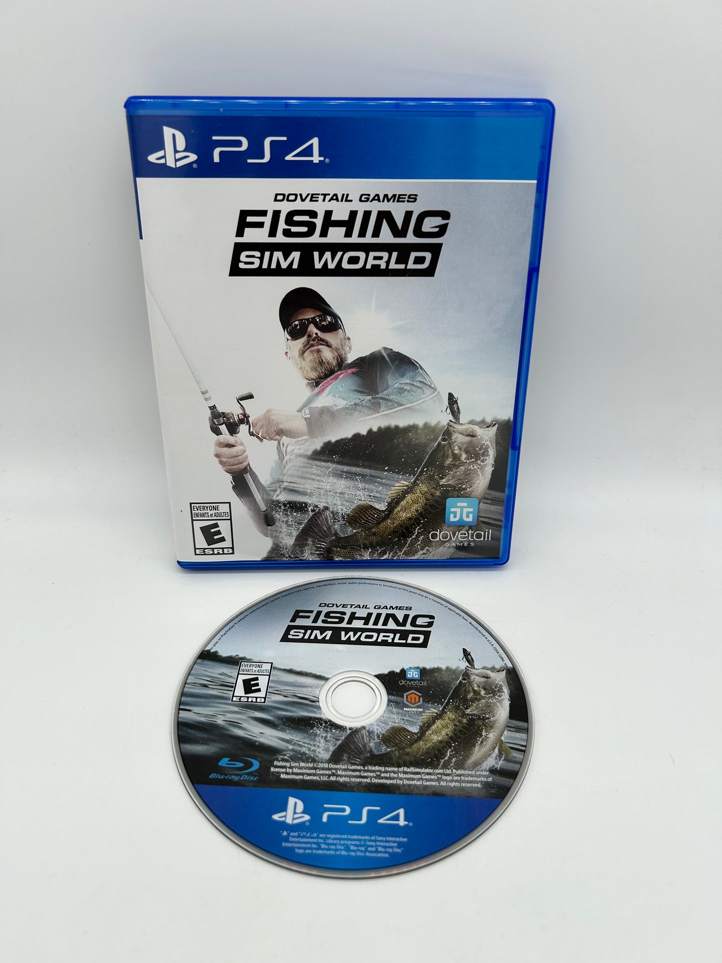 PiXEL-RETRO.COM : SONY PLAYSTATION 4 (PS4) COMPLETE CIB BOX MANUAL GAME NTSC FISHING SIM WORLD