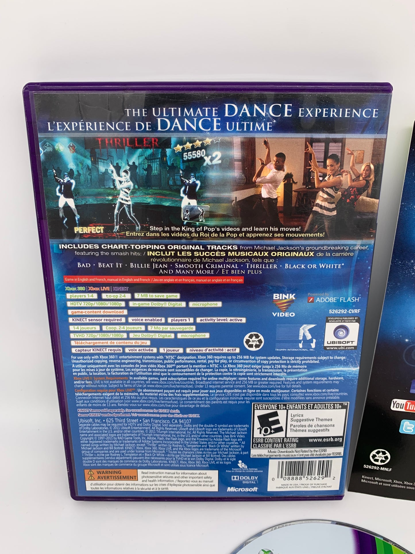 MiCROSOFT XBOX 360 | MiCHAEL JACKSON THE EXPERiENCE