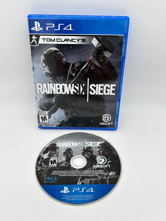 PiXEL-RETRO.COM : SONY PLAYSTATION 4 (PS4) COMPLETE CIB BOX MANUAL GAME NTSC TOM CLANCY'S RAINBOW SIX SIEGE