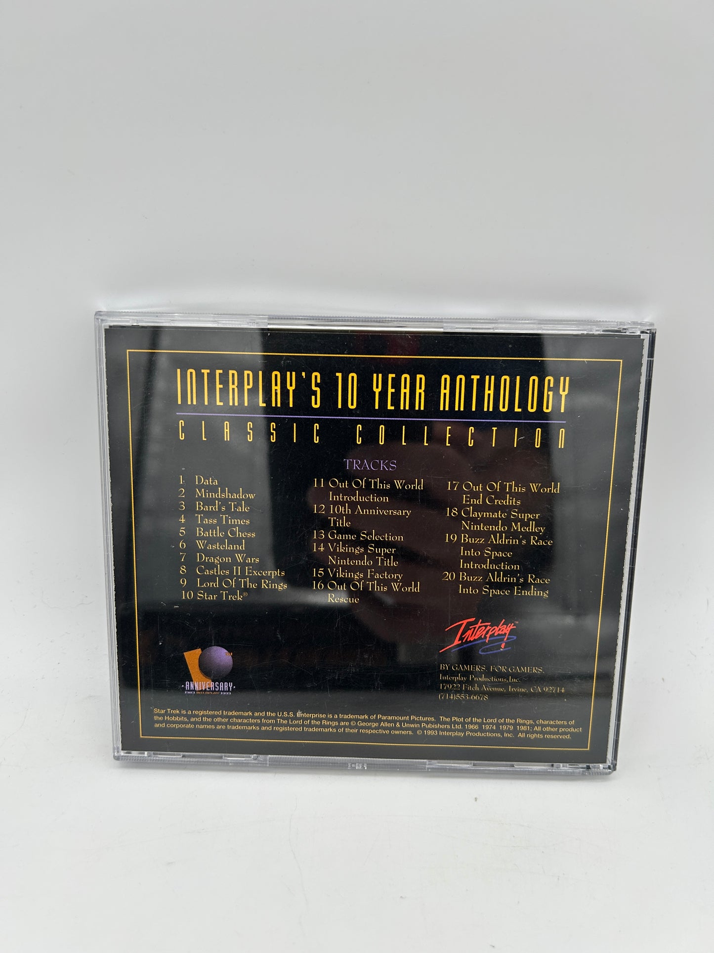 PC COMPUTER | iNTERPLAYS 10 YEAR ANTHOLOGY CLASSiC COLLECTION | BiG BOX