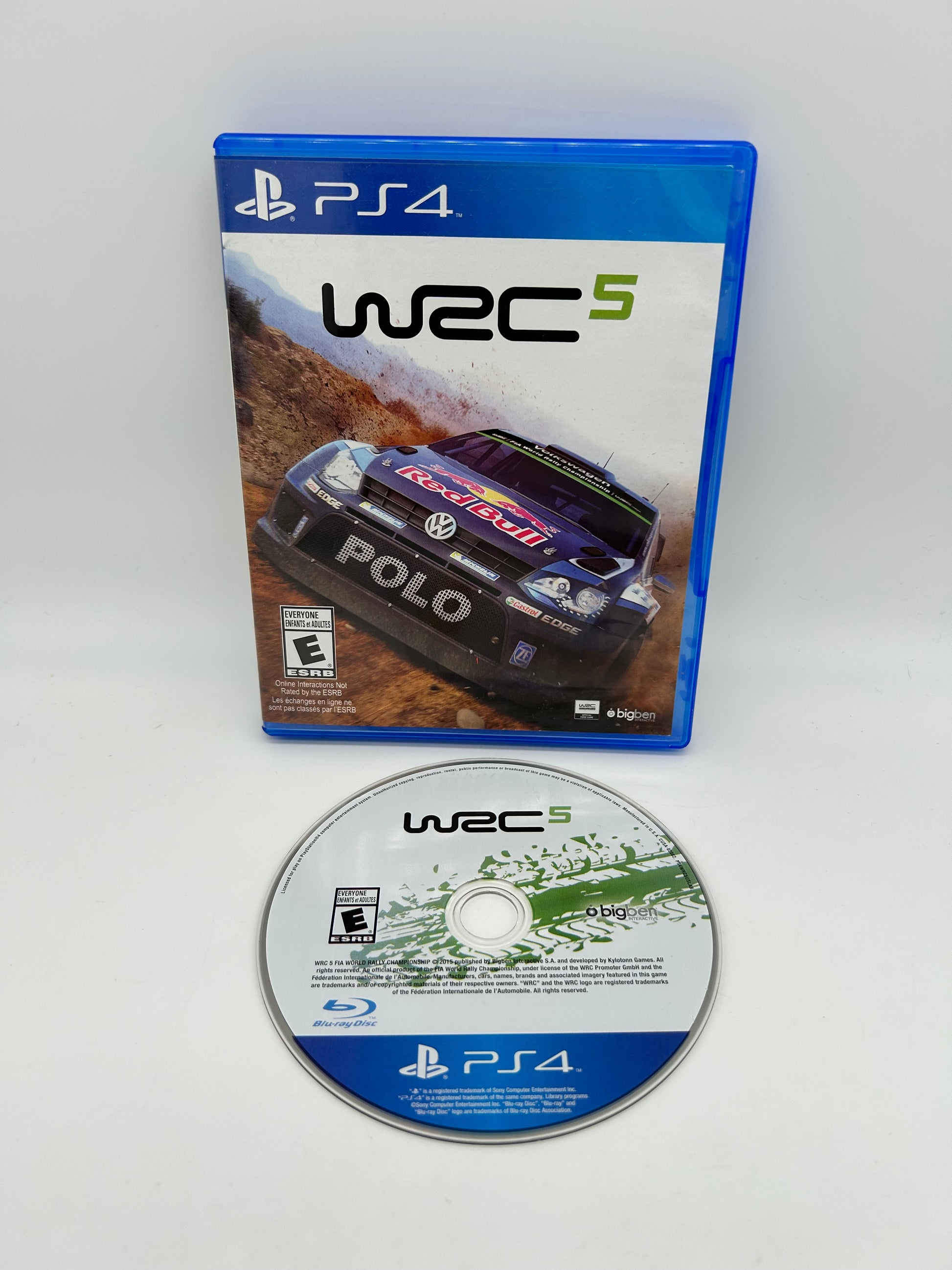 PiXEL-RETRO.COM : SONY PLAYSTATION 4 (PS4) COMPLETE CIB BOX MANUAL GAME NTSC WRC 5