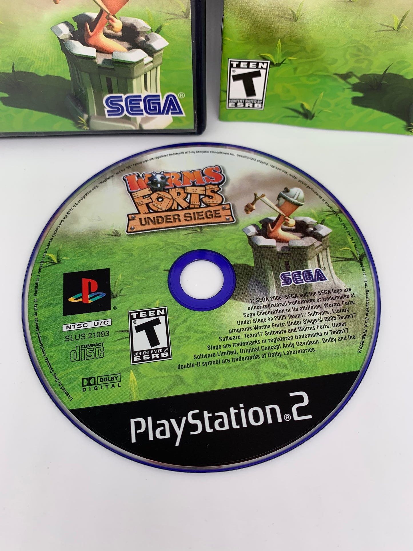 SONY PLAYSTATiON 2 [PS2] | WORMS FORTS UNDER SiEGE
