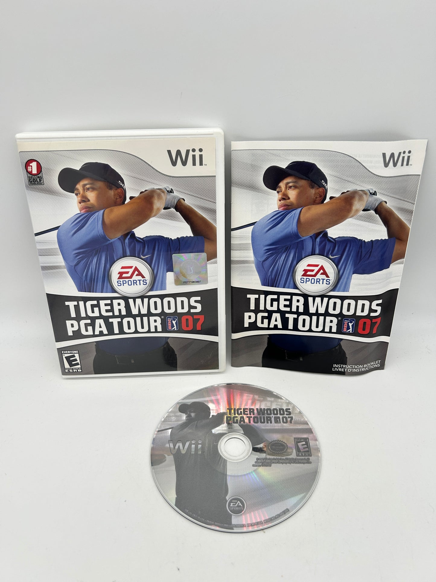 PiXEL-RETRO.COM : NINTENDO WII TIGER WOODS PGA TOUR 07 COMPLETE GAME BOX MANUAL NTSC