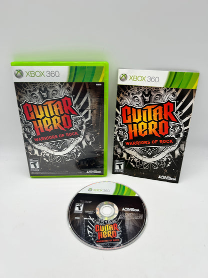 PiXEL-RETRO.COM : MICROSOFT XBOX 360 COMPLETE CIB BOX MANUAL GAME NTSC GUITAR HERO WARRIORS OF ROCK