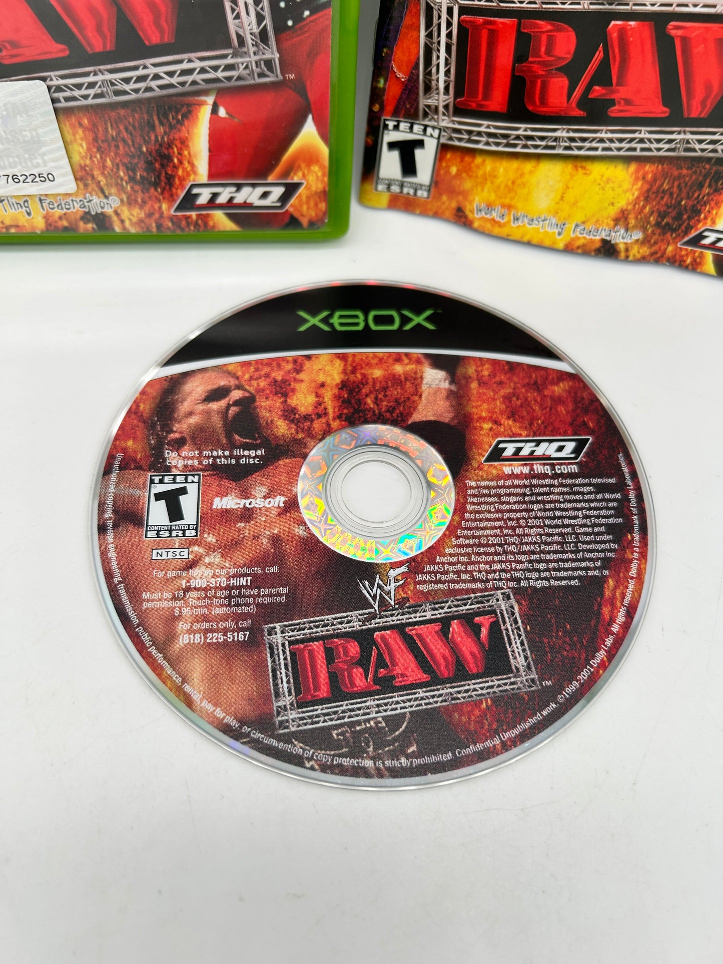 MiCROSOFT XBOX ORiGiNAL | WWF RAW