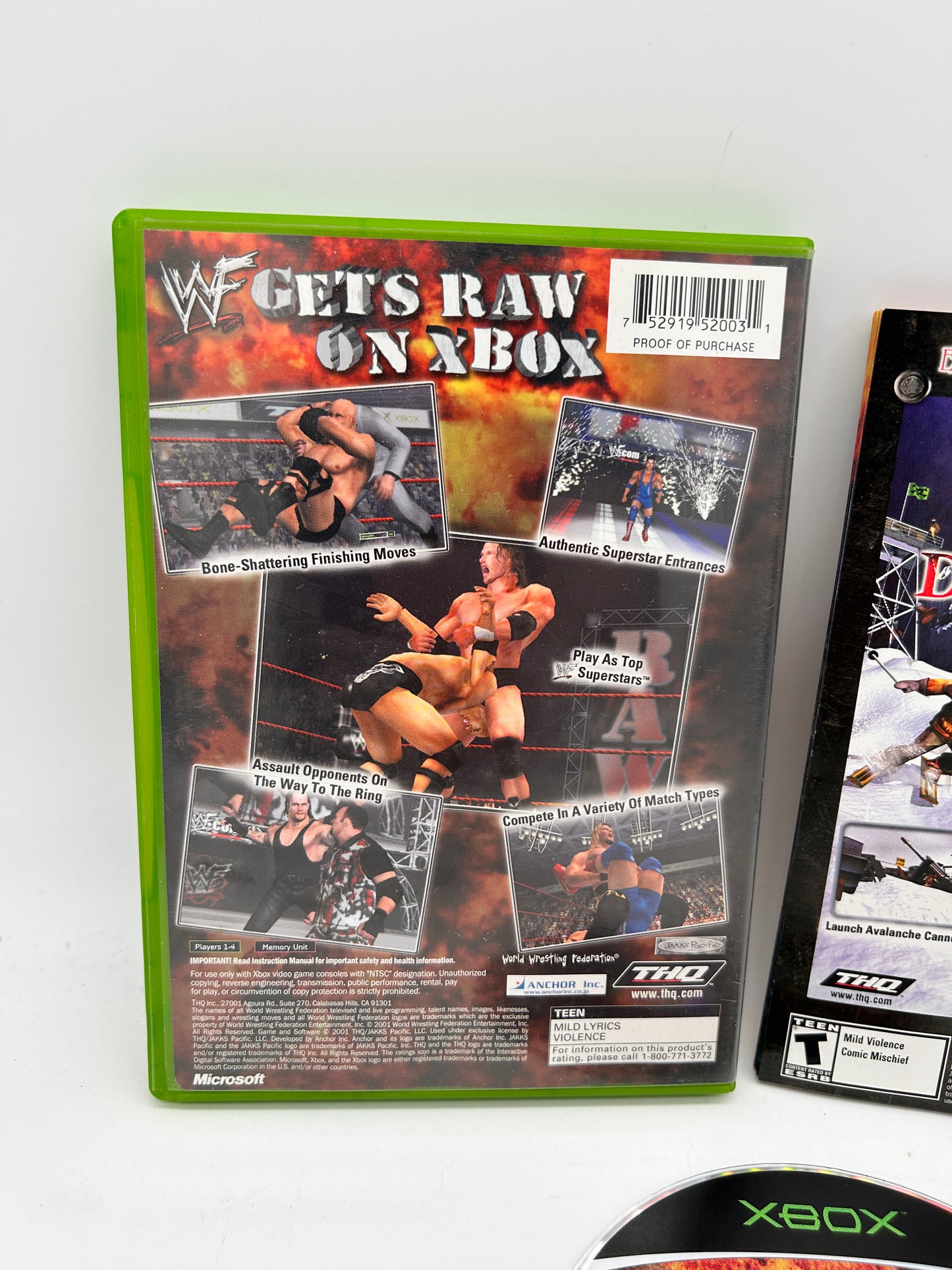 MiCROSOFT XBOX ORiGiNAL | WWF RAW