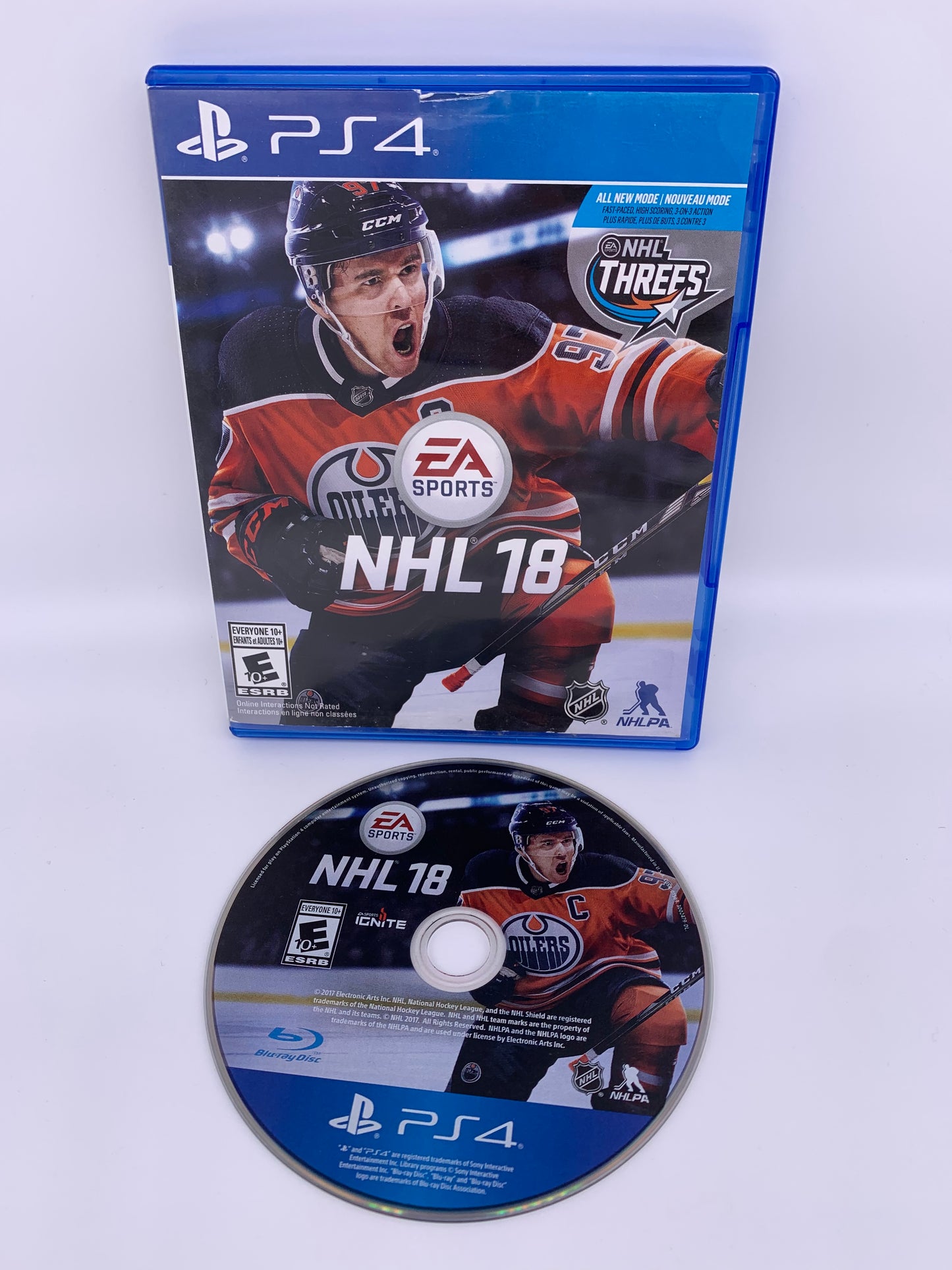 PiXEL-RETRO.COM : SONY PLAYSTATION 4 (PS4) COMPLETE CIB BOX MANUAL GAME NTSC NHL 18