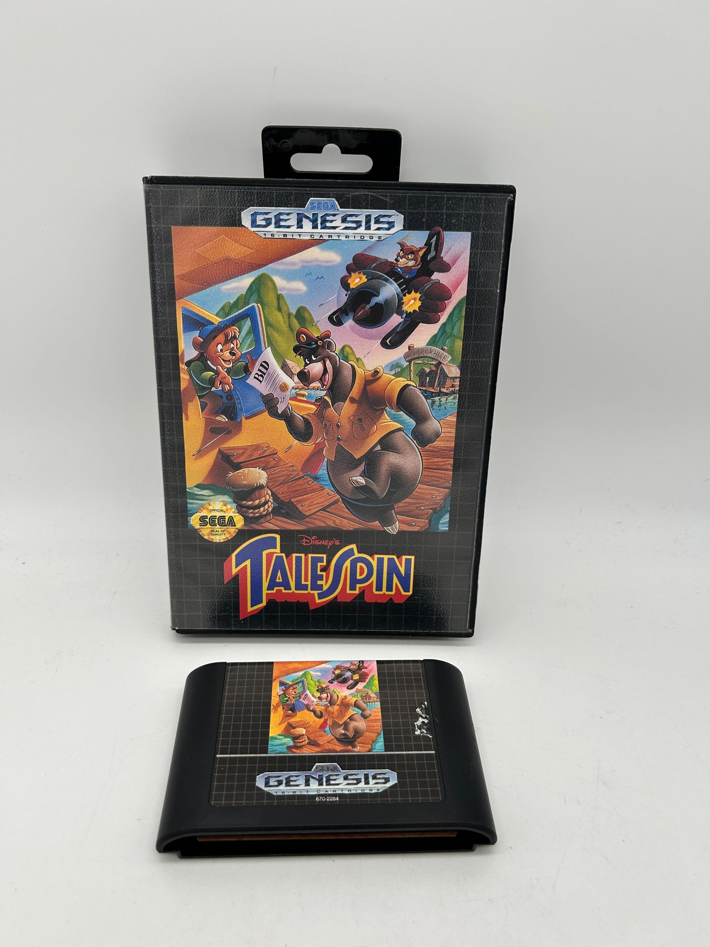 PiXEL-RETRO.COM : SEGA GENESIS (MEGA DRIVE) COMPLETE (CIB) GAME BOX INSTRUCTION MANUAL NTSC TALESPIN