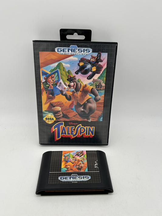 PiXEL-RETRO.COM : SEGA GENESIS (MEGA DRIVE) COMPLETE (CIB) GAME BOX INSTRUCTION MANUAL NTSC TALESPIN