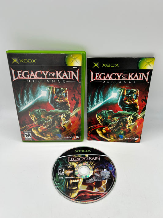 PiXEL-RETRO.COM : MICROSOFT XBOX COMPLETE CIB BOX MANUAL GAME NTSC THE LEGACY OF KAIN DEFIANCE