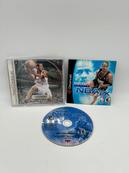 PiXEL-RETRO.COM : SEGA DREAMCAST COMPLETE (CIB) GAME BOX INSTRUCTION MANUAL NTSC NBA 2K NOT FOR RESALE