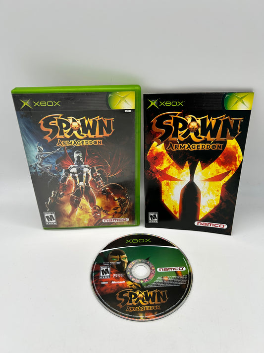 PiXEL-RETRO.COM : MICROSOFT XBOX COMPLETE CIB BOX MANUAL GAME NTSC SPAWN ARMAGEDDON