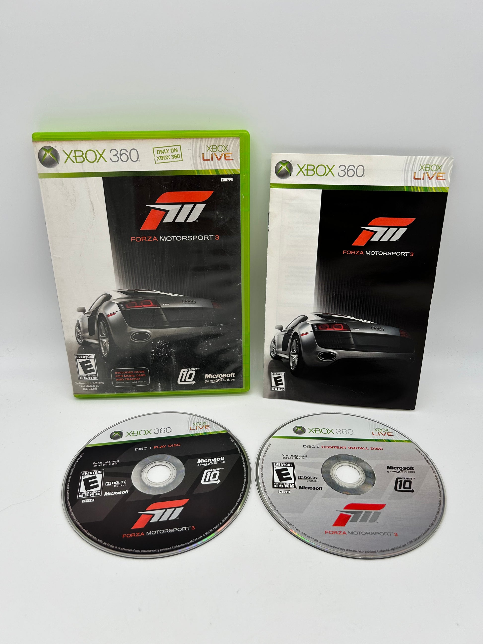 PiXEL-RETRO.COM : MICROSOFT XBOX 360 COMPLETE CIB BOX MANUAL GAME NTSC FORZA MOTORSPORT 3