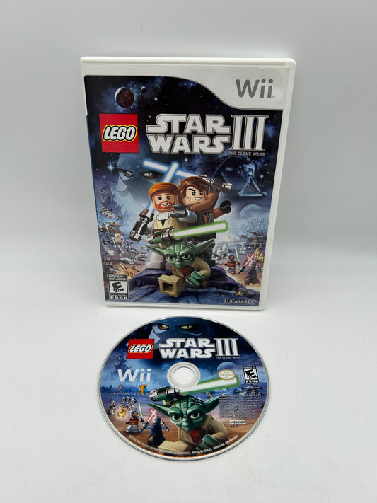 PiXEL-RETRO.COM : NINTENDO WII COMPLET CIB BOX MANUAL GAME NTSC LEGO STAR WARS III