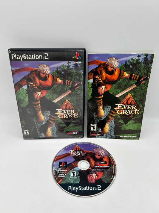 PiXEL-RETRO.COM : SONY PLAYSTATION 2 (PS2) COMPLET CIB BOX MANUAL GAME NTSC EVER GRACE