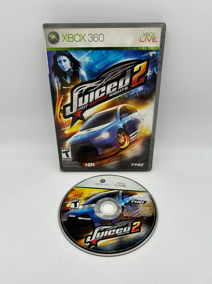 PiXEL-RETRO.COM : MICROSOFT XBOX 360 COMPLETE CIB BOX MANUAL GAME NTSC JUICED 2 IMPORT NIGHTS