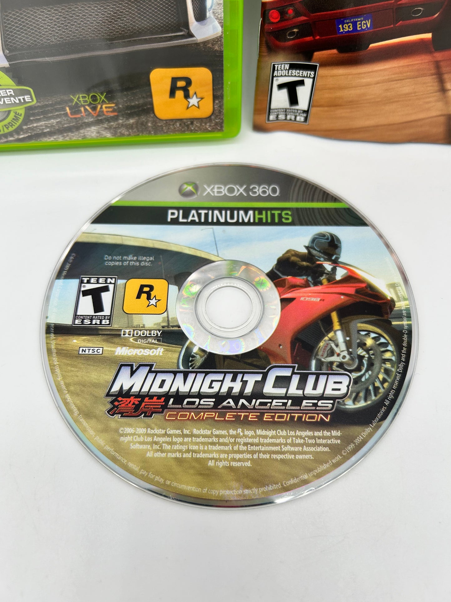 MiCROSOFT XBOX 360 | MiDNiGHT CLUB LOS ANGELES COMPLETE EDiTiON | PLATiNUM HiTS