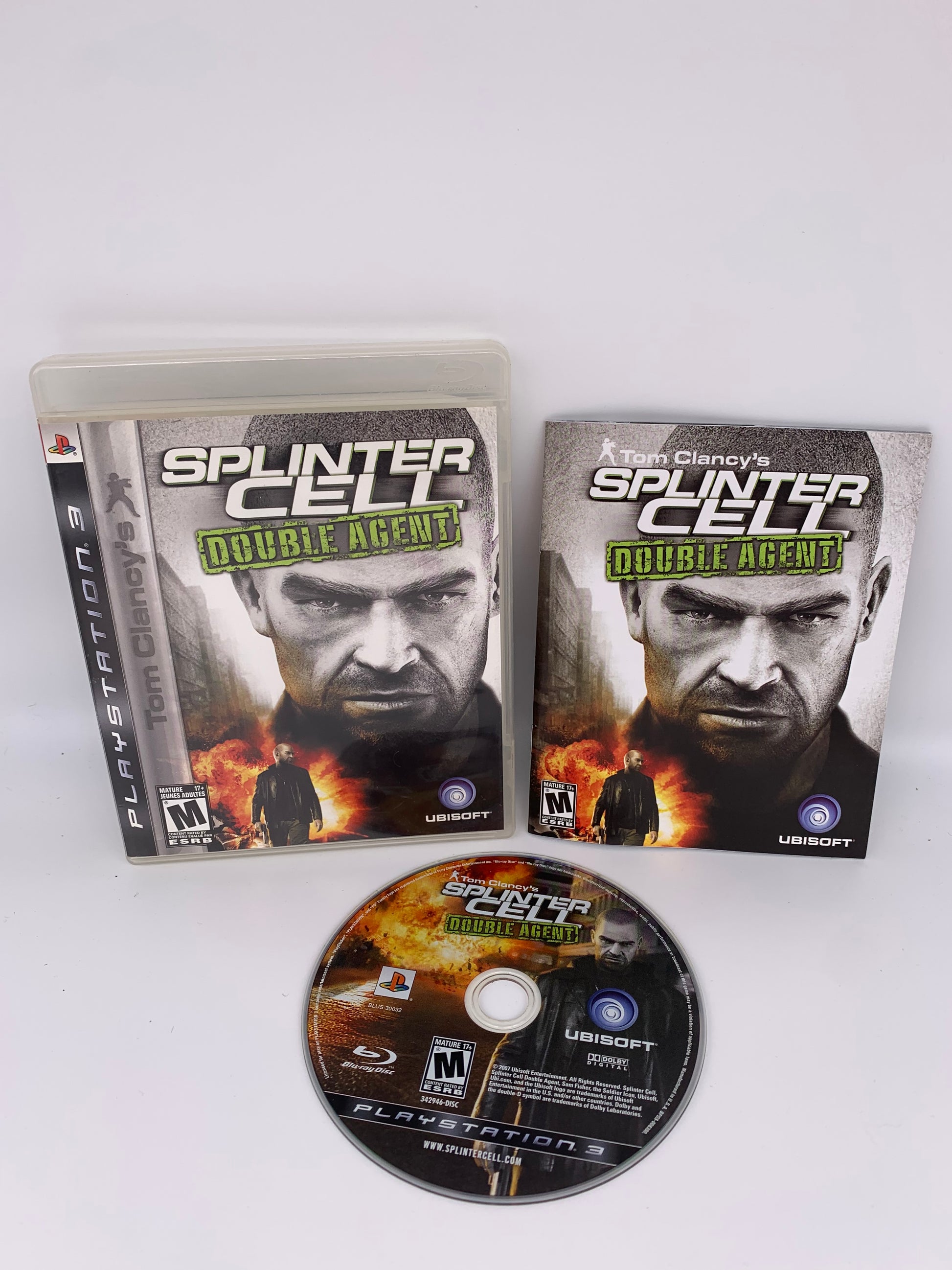PiXEL-RETRO.COM : SONY PLAYSTATION 3 (PS3) COMPLET CIB BOX MANUAL GAME NTSC TOM CLANCY'S SPLINTER CELL DOUBLE AGENT