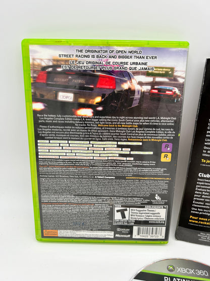 MiCROSOFT XBOX 360 | MiDNiGHT CLUB LOS ANGELES COMPLETE EDiTiON | PLATiNUM HiTS