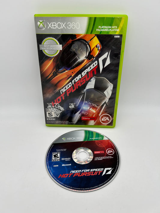 PiXEL-RETRO.COM : MICROSOFT XBOX 360 COMPLETE CIB BOX MANUAL GAME NTSC NEED FOR SPEED HOT PURSUIT
