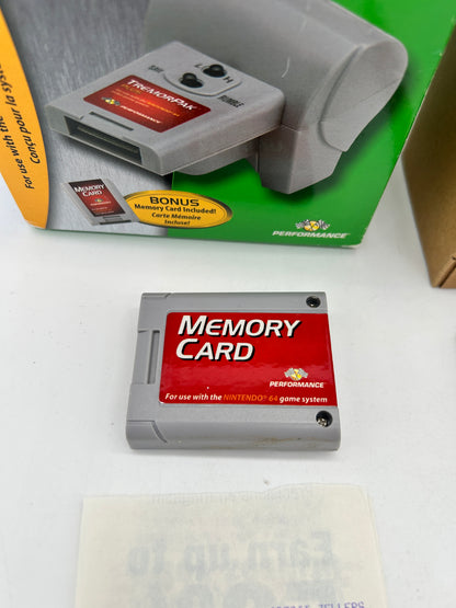 NiNTENDO 64 [N64] | RUMBLE PAK TREMORPAK PLUS PERFORMANCE MEMORY CARD