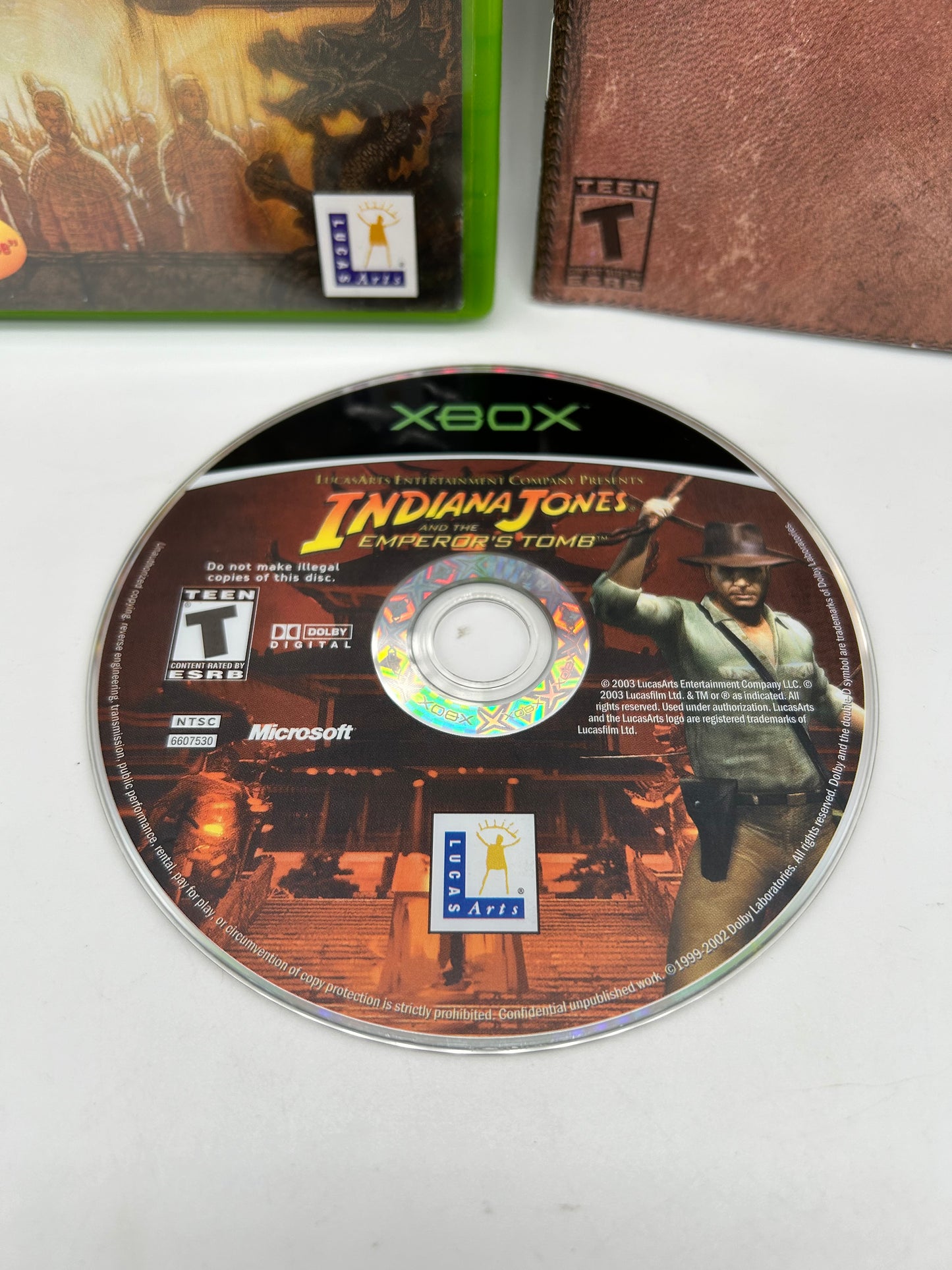 MiCROSOFT XBOX ORiGiNAL | iNDiANA JONES AND THE EMPERORS TOMB