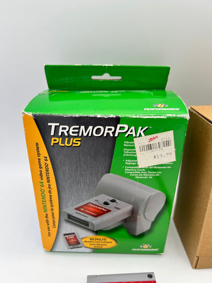 NiNTENDO 64 [N64] | RUMBLE PAK TREMORPAK PLUS PERFORMANCE MEMORY CARD