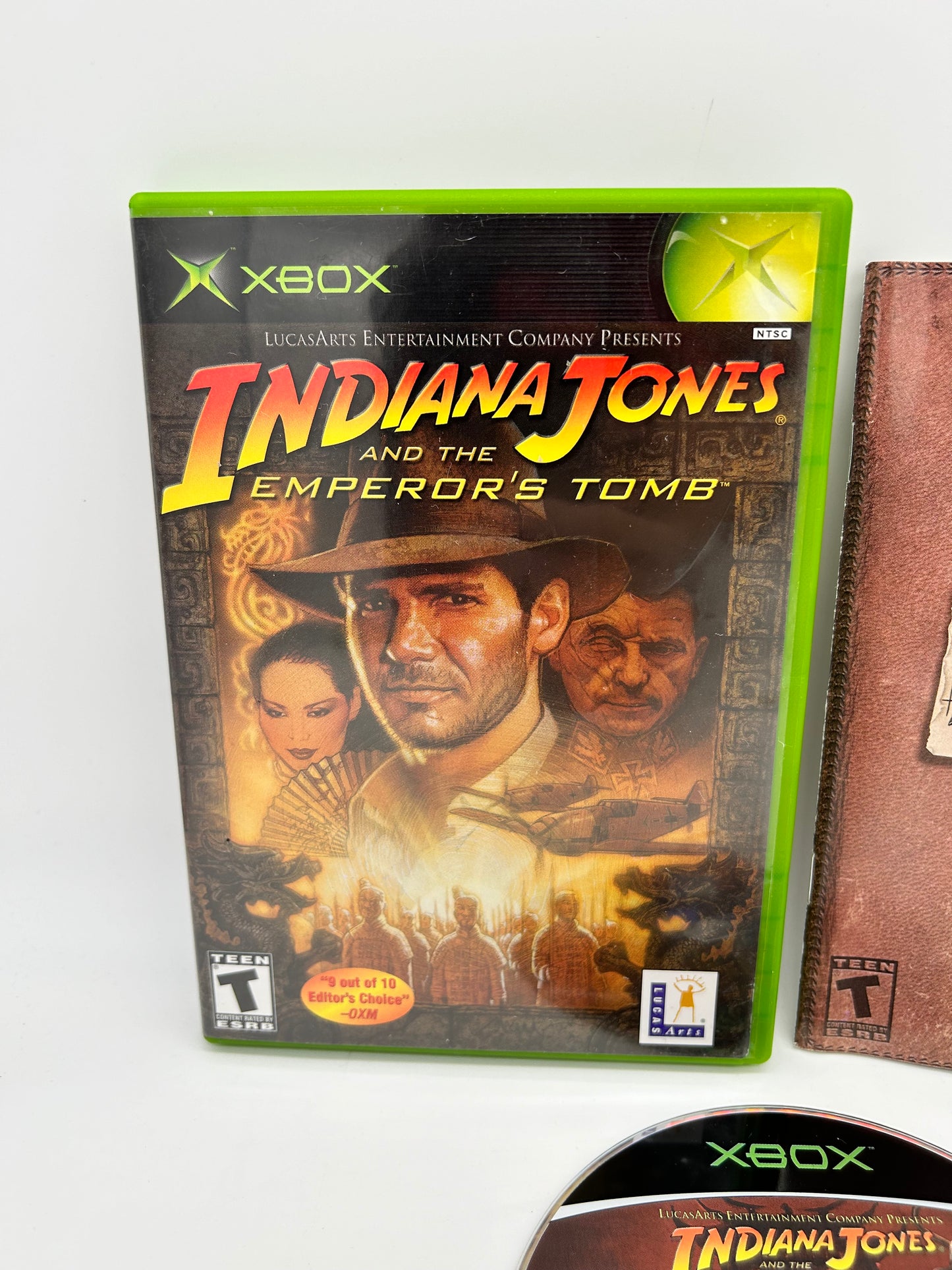 MiCROSOFT XBOX ORiGiNAL | iNDiANA JONES AND THE EMPERORS TOMB