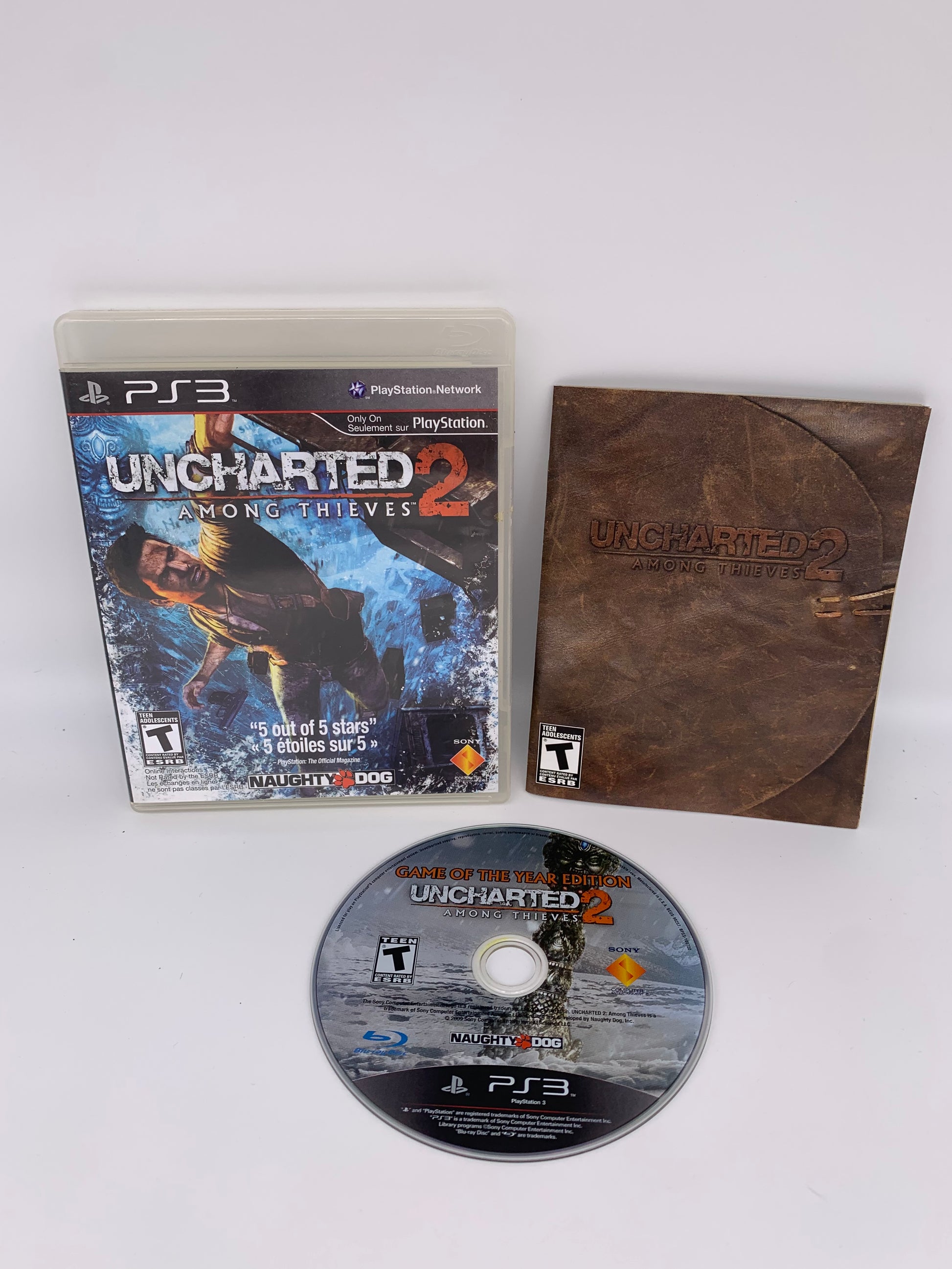 PiXEL-RETRO.COM : SONY PLAYSTATION 3 (PS3) COMPLET CIB BOX MANUAL GAME NTSC UNCHARTED 2 AMONG THIEVES GAME OF THE YEAR EDITION